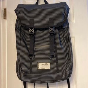 KAVU Warf Pack Bag, Black Stripe